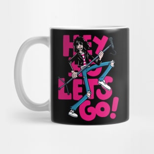 Joey Ramone Hey Ho Lets Go! T-Shirt Mug